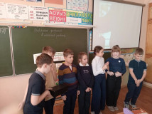 9 февраля работники Детской библиотеки посетили учащихся 3 «А» класса Холмовской школы и провели экологический час «Лесные полянки от Виталия Бианки» - фото - 4