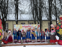 в поселке Холм-Жирковский проводили Масленицу ⁣ - фото - 7