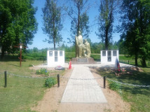 завершен ремонт Обелиска Славы в д. Стешино - фото - 1