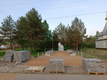 обновление Обелиска в селе Боголюбово - фото - 1